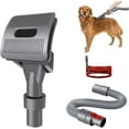 thumbnail image 1 of Accesorios para Herramientas de Aseo, Manguera de Vacío con Cepillo y Extensión, Compatible con Aspiradora Dyson V8 V7 V10 V11 V12 V15 con Adaptador Convertidor de Liberación Rápida, Herramienta para Perros y Mascotas, 1 of 7