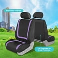 thumbnail image 5 of FH Group Cloth Car Seat Covers - Universal Fit Automotive Seat Covers, Solid Back Seat Cover - Full Set, 5 of 8