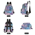 thumbnail image 4 of FORMRS Mini Backpack Purse for Women Travel Daypack Casual Shoulder Bag, Pink Marble Pattern, 4 of 7