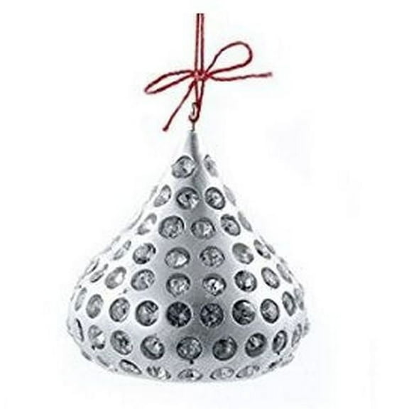 Kurt Adler Hershey'S Silver Kiss W/Stones Ornament