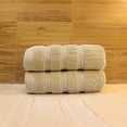 thumbnail image 2 of Toalla Medio Baño beige 2 piezas 100% Algodon premium 70x140 - Hokins, 2 of 7
