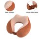 thumbnail image 3 of Almohada de viaje para niños y adultos, almohada animal linda para el cuello de espuma viscoelástica con cubierta suave de forro polar, 3 of 5
