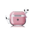 thumbnail image 2 of Cover for Airpod 3 Case 2021, Compatible with AirPods 3rd Generation Case 2021, Allytech PC and TPU Hybrid Shockproof Anti-Fall Skin Shell Front LED Visible Case for AirPods 3 2021, Pink, 2 of 2