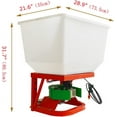 265Lbs Broadcast Spreader Seeder Front Fertilizer Spreader Tow Front ...