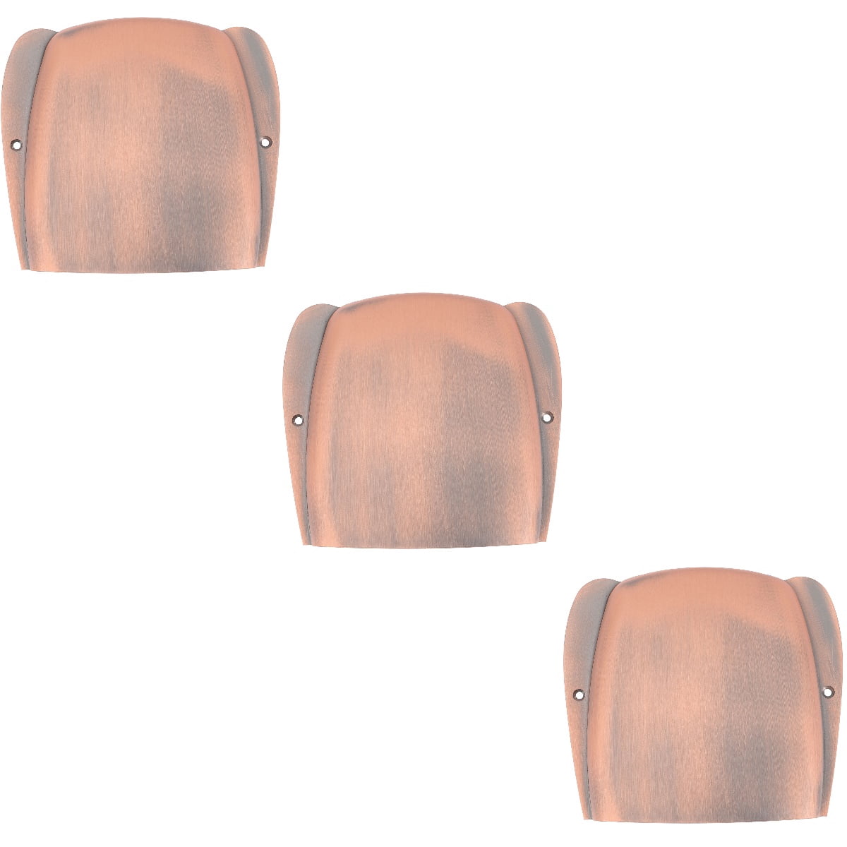 Luxshiny Metal Bass Bridge Cover 3Pcs Golden Professional Guitar Replacement Part