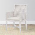 thumbnail image 4 of Panama Jack Boca Moderne Bois Tissé Bras Chaises en Beige (Lot de 2), 4 of 4