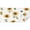 White Daisy Green, variant on White Sunflower Seed Leaf Pattern Rectangle Tablecloth 60"x84",Waterproof Polyester Rectangle Table Cloth, Wipeable Spillproof Polyester Tablecloth for Dining, Camping, Indoor and Outdoor