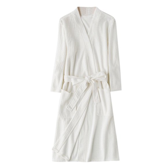 LSLJS Unisex Breathable Color Bathrobe Splicing Home Clothes Robe Coat, Robes Gifts for Women