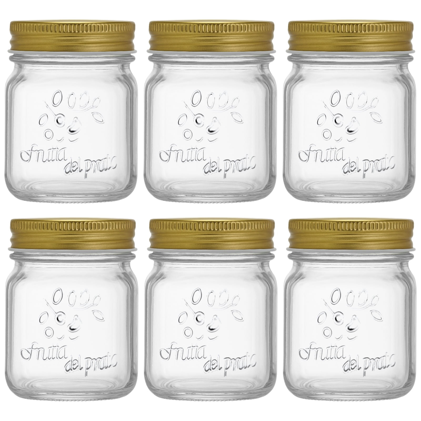 Mason Craft Craft and More, 2 Liter Large Square Glass Clamp Jar