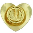 thumbnail image 2 of Gold Heart Anniversary Valentine's Day Mother's Day Lapel Pin, 2 of 7