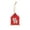 B, variant on Hwkond Xmas Christmas Decorations Indoor Christmas Wooden Crafts Wooden Glowing Small House Log Cabin Pendant Christmas Tree Window Decoration