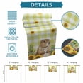 thumbnail image 6 of Groundhog Day Table Runner - 48 Inch Long Yellow Plaid Sunflower Spring Floral Cotton and Linen Blended Dress Scarves Farmhouse Table Runner for Kitchen Dining, Coffee Table, 13" x 48", 6 of 8