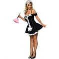 thumbnail image 2 of Adult's X-Small Size 0-2 Dust Bunny Sexy French Maid Costume, 2 of 2