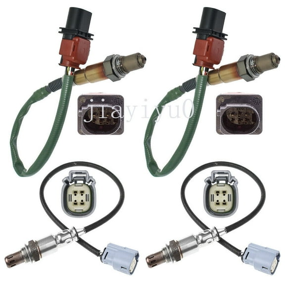 4pcs Oxygen O2 Sensor 1&2 For 2015 2016 2017 2018 for Ford Edge V6 2.7L Upper Lower