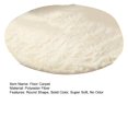 thumbnail image 4 of CSChome Tapis Rond Moelleux de Luxe : Tapis Rond Moelleux Super Doux Résistant à l'Usure Antidérapant pour Chambre, 4 of 7