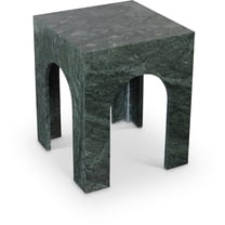 Meridian Furniture Palermo Green Marble End Table