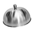 thumbnail image 1 of Cubierta para hamburguesas, cúpula para derretir queso, herramienta para barbacoa, acero inoxidable, cubierta para alimentos para asar hamburguesas a 25 cm x 25 cm x 93 cm, 1 of 8