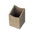 thumbnail image 2 of Dacasso A6310 Protacini Breeze Beige Italian Patent Leather Pencil Cup, 2 of 2