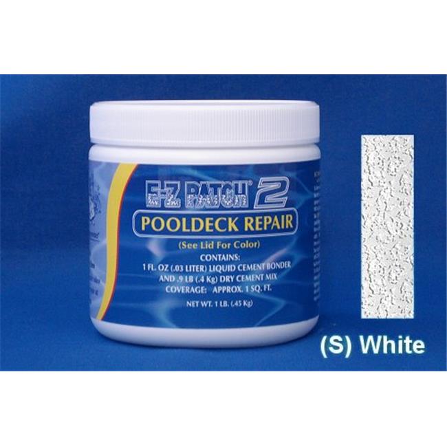 EZ Products EZP120 1 No. POOLDECK REPAIR S WHITE EACH