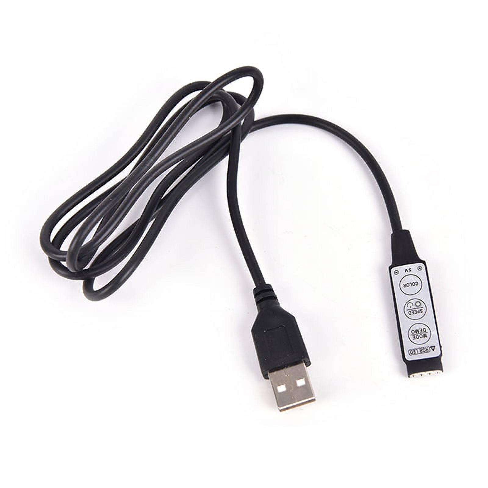 5V COB LED Streifen - 3m USB-Set mit Controller und