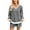 Black, variant on hotojiny Women 2 Piece Outfits Lounge Sets Fashion Striped Long Sleeve V Neck Sweatshirt and Shorts Set Fall Sweatsuit S-XL