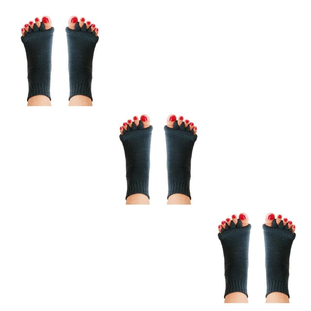 Yuarrent Calcetines de cinco dedos Hallux Valgus corrección de postura elasticidad transpirable ectropión dedos de los pies Corrector de juanetes Type7 NO7 Yuarrent CBP096064