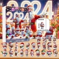 thumbnail image 2 of Calendario de Adviento de Navidad Caja sorpresa de Navidad 2024 Colgante de muñeco de nieve de Año Nuevo Calendario de Adviento de Navidad Caja sorpresa Adornos acrílicos para árbol de Navidad, 2 of 5