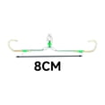 thumbnail image 3 of Quick-Connect Double-Hook Fishing Leaders (5 Count), Pre-Tied High Carbon Steel Rigs for Strength & Penetration, Efficient Angling Setup for Freshwater & Saltwater, 3 of 8