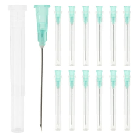 landege 100 pcs Dispensing Needle Laboratory Needles Liquid Dispensing Needle with Covers
