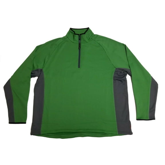 Stormtech Men's GRF-020 Performance Fleece Pullover Jacket (2XL,Green / Gray)