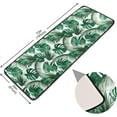 thumbnail image 2 of Dreamtimes Summer Palm Leaves Hallway Runner Rug 2'x6' Kitchen Rug with Rubber Backing Tropical Rainforest Non Slip Entryway Rug Runner Washable Soft Area Rug for Hallway Bedroom Kitchen Decor, 2 of 6