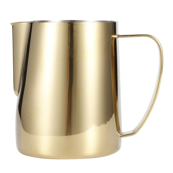 Ailao Milchkännchen, Handheld Milkkännchen Aus Edelstahl, Barista Zubehör Kaffee Milch Kännchen Für Cappuccino Espresso(600ml)