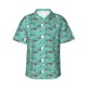 thumbnail image 1 of Balery Great White Shark Camisas hawaianas de manga corta para hombre, camisas playeras de corte holgado, camisas de vacaciones con botones,Medium, 1 of 7