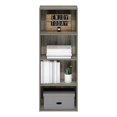 thumbnail image 2 of Pemberly Row Contemporary 4-Tier Open Shelf Bookcase in French Oak, 2 of 6