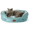 thumbnail image 1 of Cama para mascotas para perros y gatos pequeños, lavable, 25 cm, azul, 1 of 8