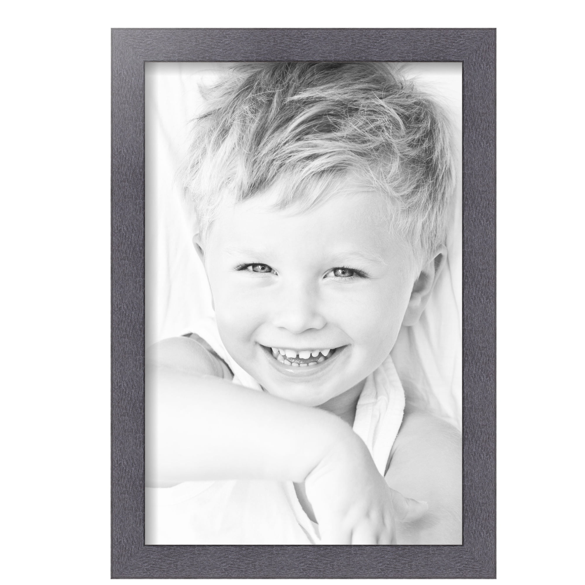 ArtToFrames 12" x 18" Tungsten Picture Frame, 12x18 inch Gray MDF Poster Frame (WOM-4640), 4 Pack