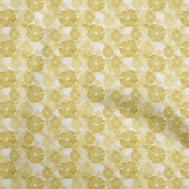 oneOone Velvet Lime Green Fabric Floral Craft Projects Decor Fabric Printed By The Yard 58 Inch Wide
