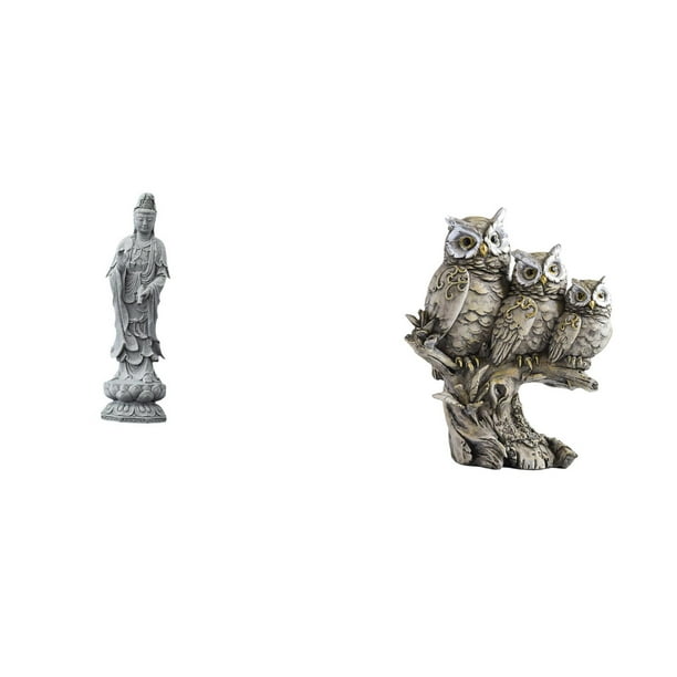 Estatua de Guan Yin,Estatua de Guan Yin para decoración del hogar.,Figuras de búho,Figuras de búho,animales artificiales,artesanías,decoración del hogar,Figura en miniatura de búho