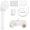 White, variant on RV Shower Faucet with Shower Head and Hose - Non-Metallic RV Shower Kit, On/Off Valve & Diverter, Handheld Shower Replacement for RV, 5th Wheels, Motorhomes, Travel Trailers, Campers (Black)