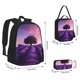 thumbnail image 2 of Fotbe Lavender Field Sunset Set Escolar 3 en 1 para Niños - Mochila Duradera con Lonchera Aislante y Estuche para Lápices - Mochila Escolar para Niños y Niñas, 2 of 7