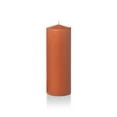 thumbnail image 1 of yummi 3" x 8" Sienna Round Pillar Candles - 3 per Pack, 1 of 3