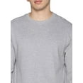 thumbnail image 2 of Klizzer Luxury Sweatshirts for Men 100% Cotton Fleece Crewneck – Grey Small, 2 of 6