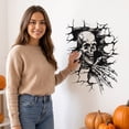 thumbnail image 7 of Halloween Skull Wall Stickers, Realistic PVC Decals, Self-Adhesive Spooky Decor for Living Room Bedroom Door, 7 of 7