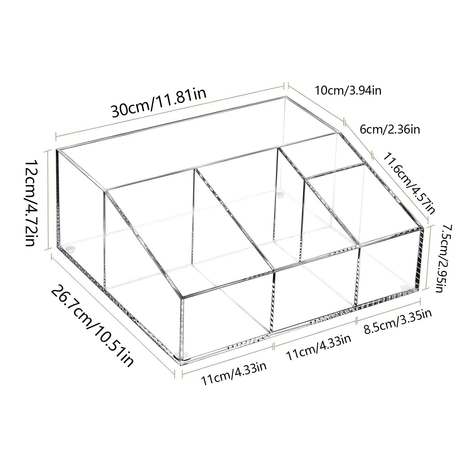Acrylic Coffee Bar Station Organizer - Keep Your Coffee Space Tidy and Organized,Countertop, Office, Home Coffee K Cup