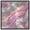 Black Frame, variant on Pink and Mint Crystal I Canvas Colorful Abstracts by Art Remedy, Black Frame, 40 x 40