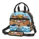 thumbnail image 1 of Easygdp Animals on Noah's Ark Floating Caja de Almuerzo para Mujeres y Hombres, Bolsa de Almuerzo Insulada, Bolsas Reutilizables Impermeables para Viajes, Trabajo y Picnics, 1 of 7