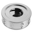 thumbnail image 6 of OUNONA Stainless Steel Tea Warmer with Flower Pattern for Home and Outdoor, 6 of 8