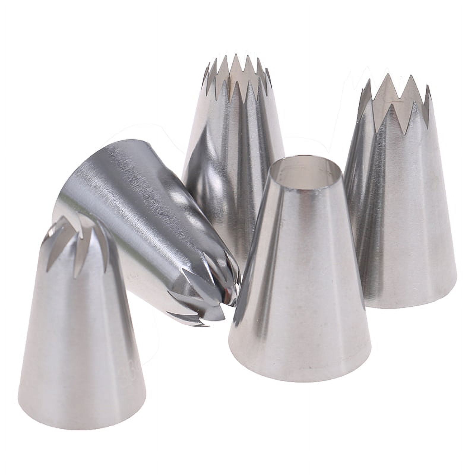 Racing Butterfly Large Icing Piping Pastry Nozzle Tips, 7 Pieces