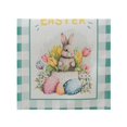 thumbnail image 1 of Easter Modern Simple Rectangle Cotton Linen Table Bunny Rabbit Egg Pattern Table Decorative Table Banner Decoration Wallpaper Holiday Party Background Outdoor Indoor Decor, 1 of 7