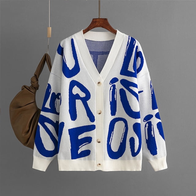 TIMIFIS Cardigan pour Femmes, Chandails d'Automne, Ouvert à l'Avant, Boutonné, Col en V, Tricot Léger, Manteau Chandail à Manches Longues